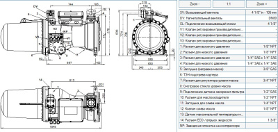 Компрессор CXH91-160-620Y Frascold