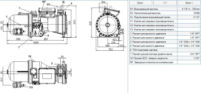 Компрессор CXWP91-160-702Y Frascold