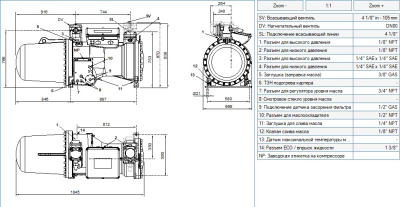 Компрессор CXHI92-210-620Y Frascold