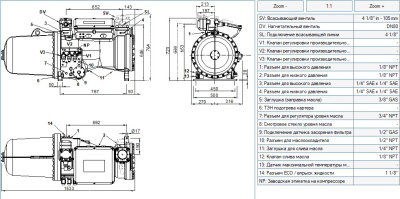 Компрессор CXH52-110-316Y Frascold