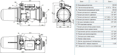 Компрессор CXHI91-310-1085Y Frascold