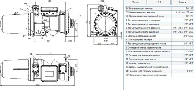 Компрессор CXWI91-240-1000Y Frascold