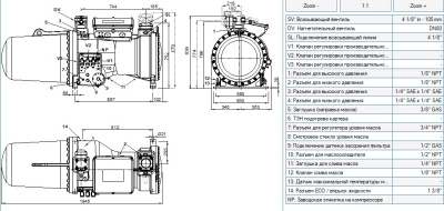 Компрессор CXH92-180-545Y Frascold